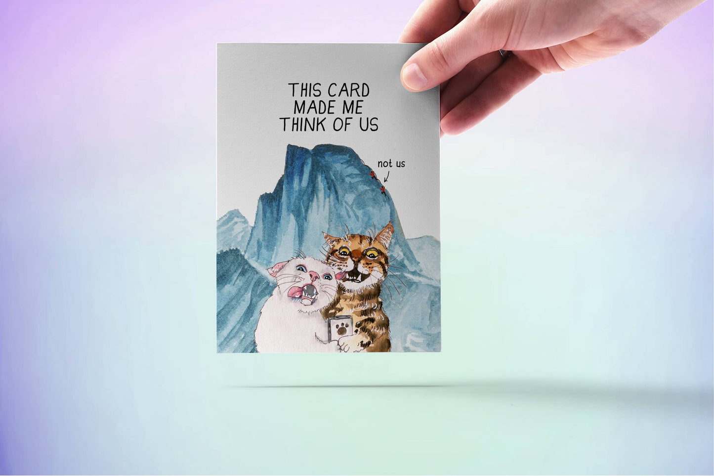 Cats Couple Adventure Funny Anniversary Card