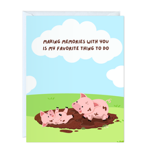 Load image into Gallery viewer, Cute Anniversary Friendship Card (My favorite thing to do)
