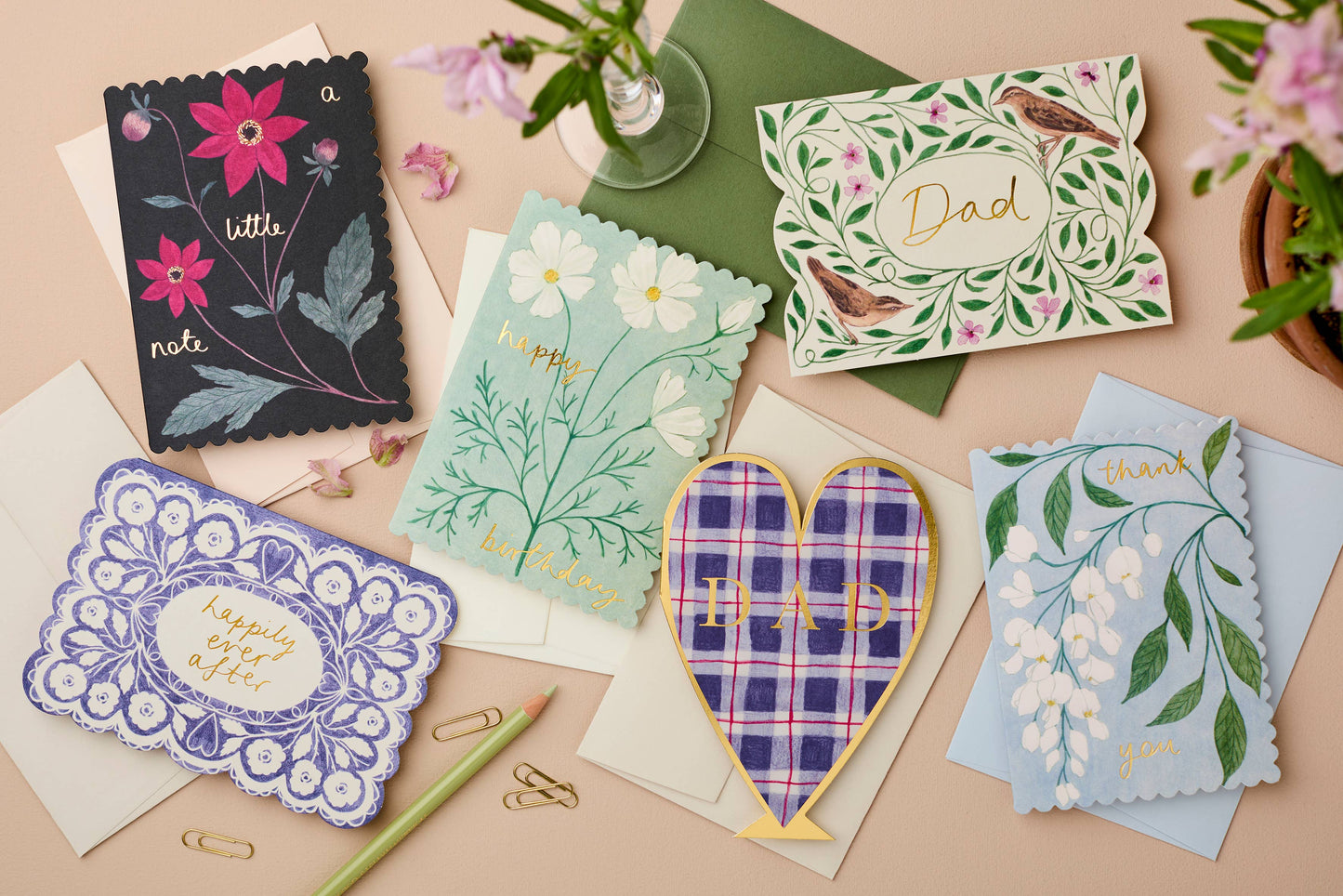 Lace 'Happily Ever After' Card