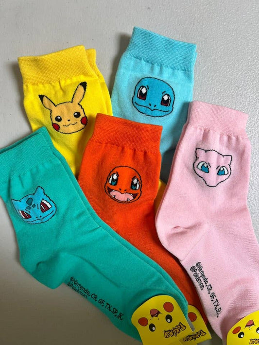 Pokémon Character Silky Cotton women Socks