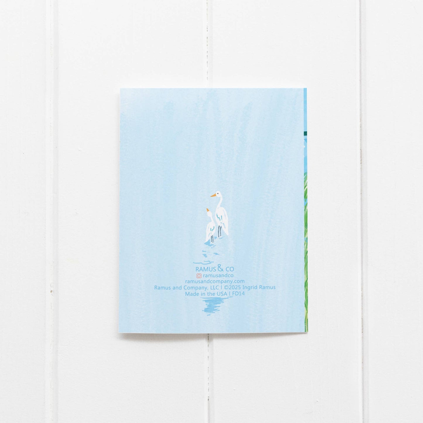 Dad Marsh Birds Greeting Card