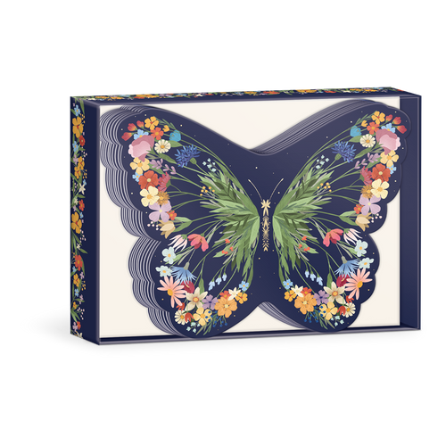 Note Cards Set/20 Butterfly - Front & Company: Gift Store