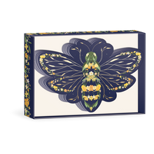 Load image into Gallery viewer, Bee-shaped Note Cards Set of 20
