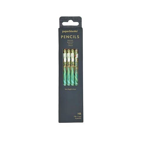 Van Gogh's Irises 4 Pack Pencils, The J. Paul Getty Museum Collection by Pa