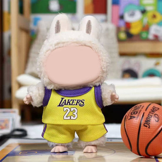 Handmade Basketball jersey for Labubu dolls sport set