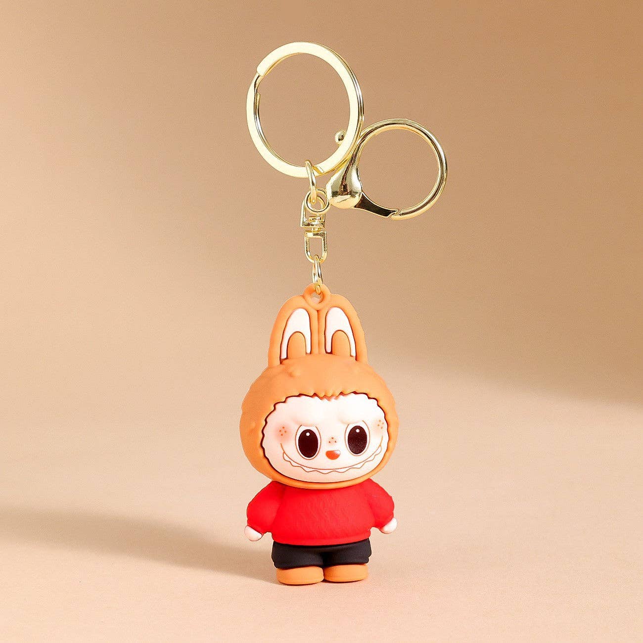 Labubu driving cartoon keychain Labubu pendant gift