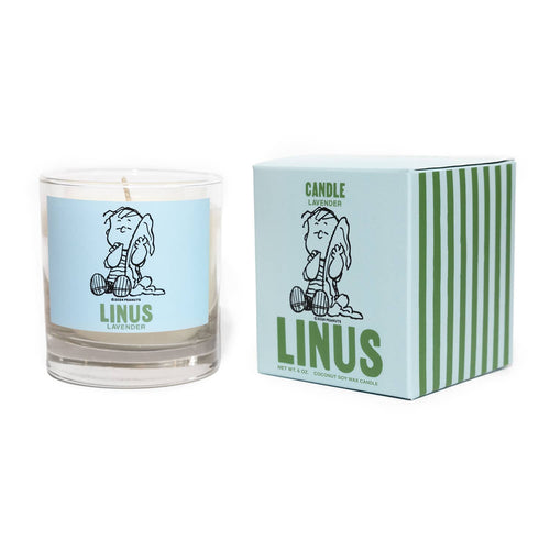 3P4 x Peanuts® Candle - Linus (Lavender) - Front & Company: Gift Store