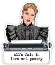 Load image into Gallery viewer, Taylor Love and Poetry Die Cut Sticker
