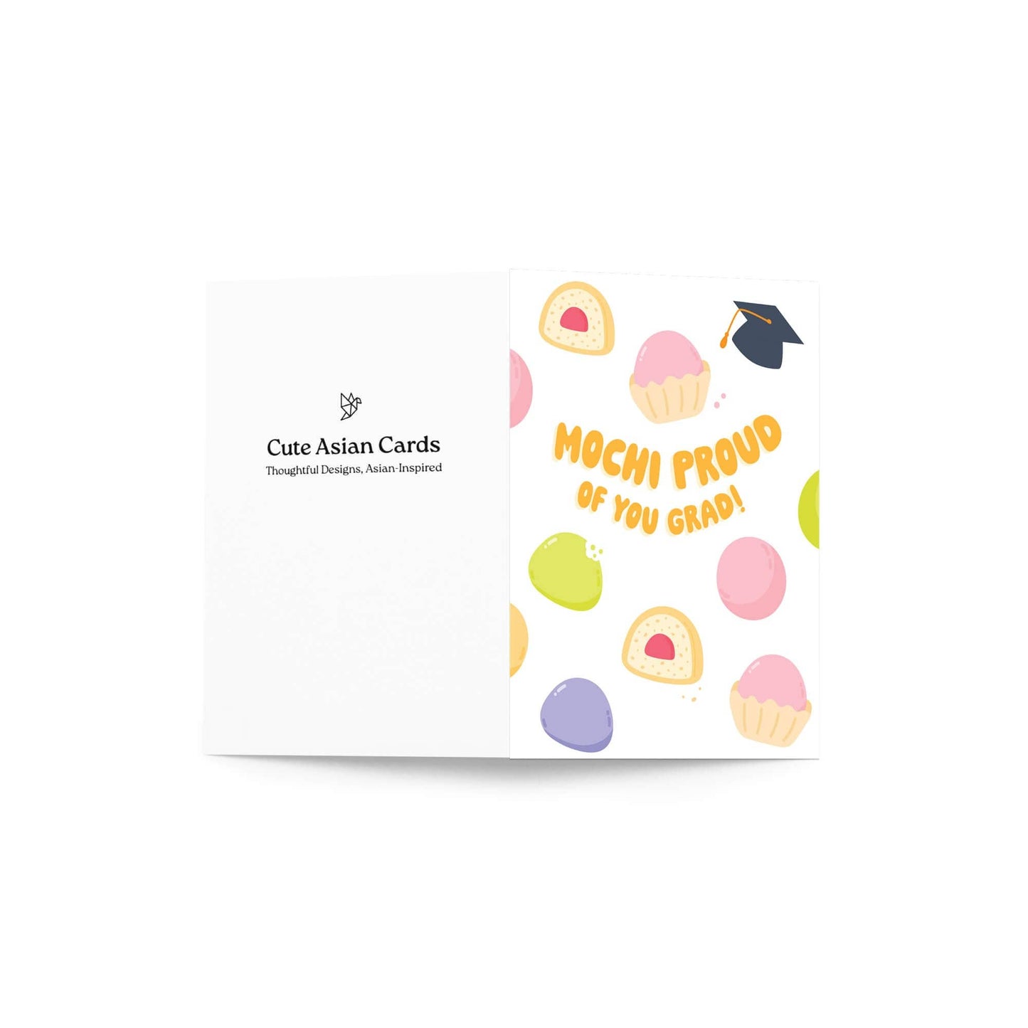 Mochi Graduation Card | Japanese Food Pun Congratulations Grad