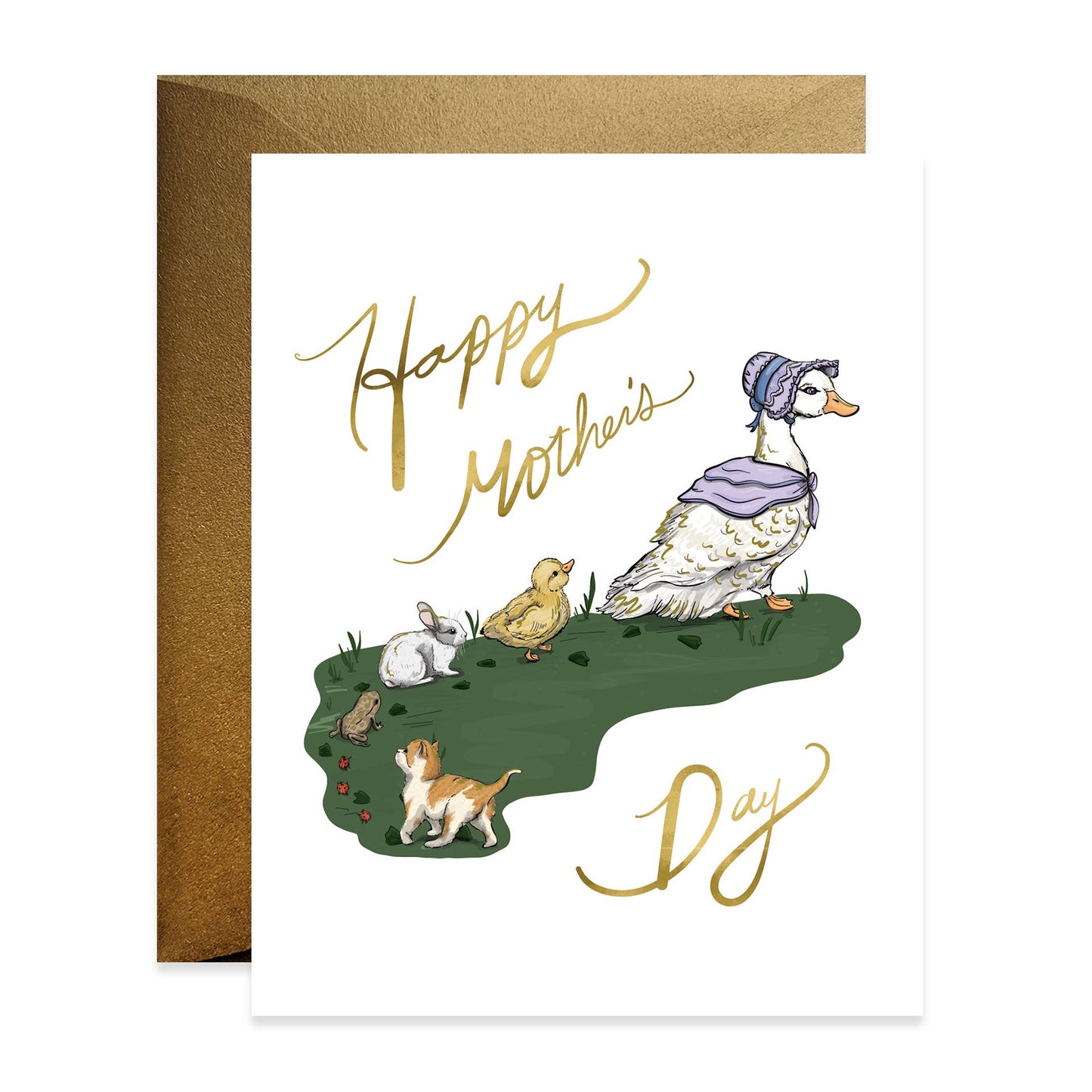 Mother Goose Mother's Day Card