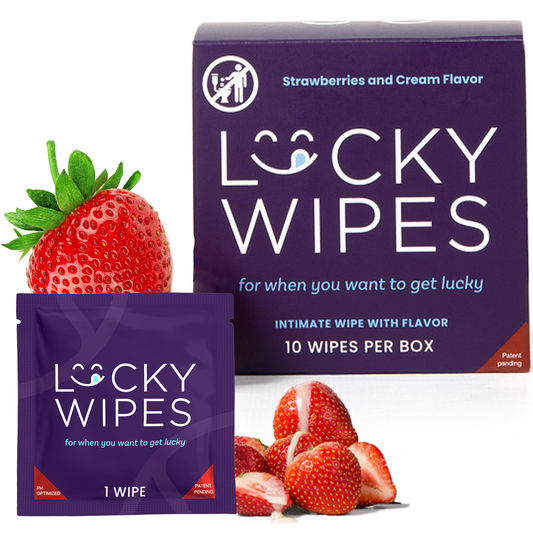 Wipes For Men Strawberries and Cream Flavor Top Seller