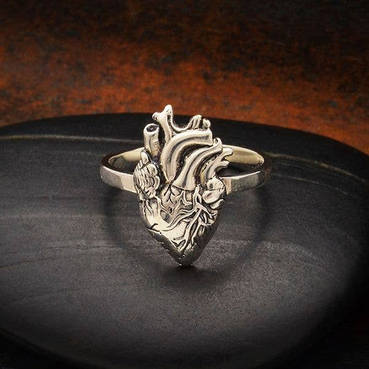 Sterling Silver or Bronze Adjustable Stingray Ring
