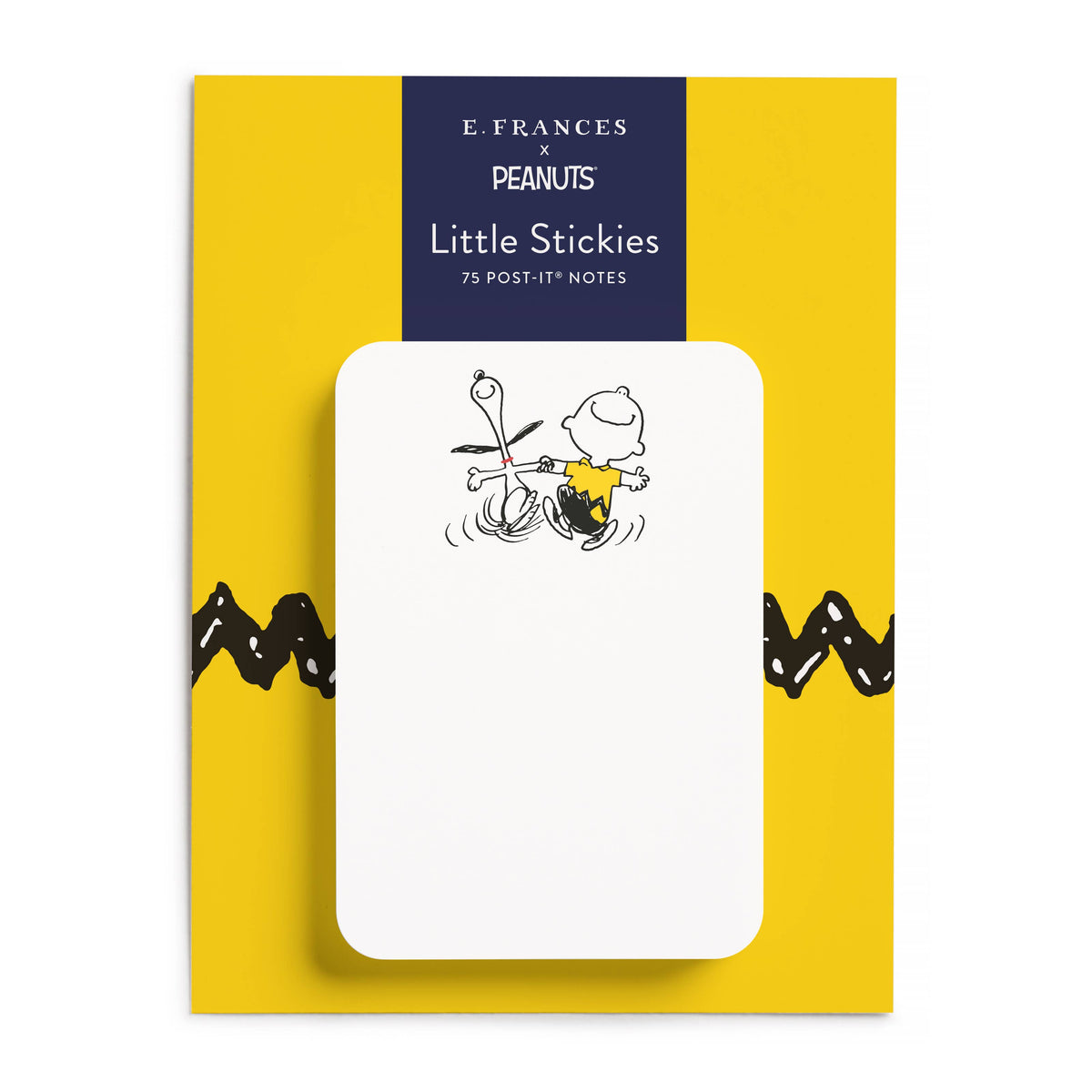 E. Frances x Peanuts™ Dancing Little Sticky Notes, 3M Backed