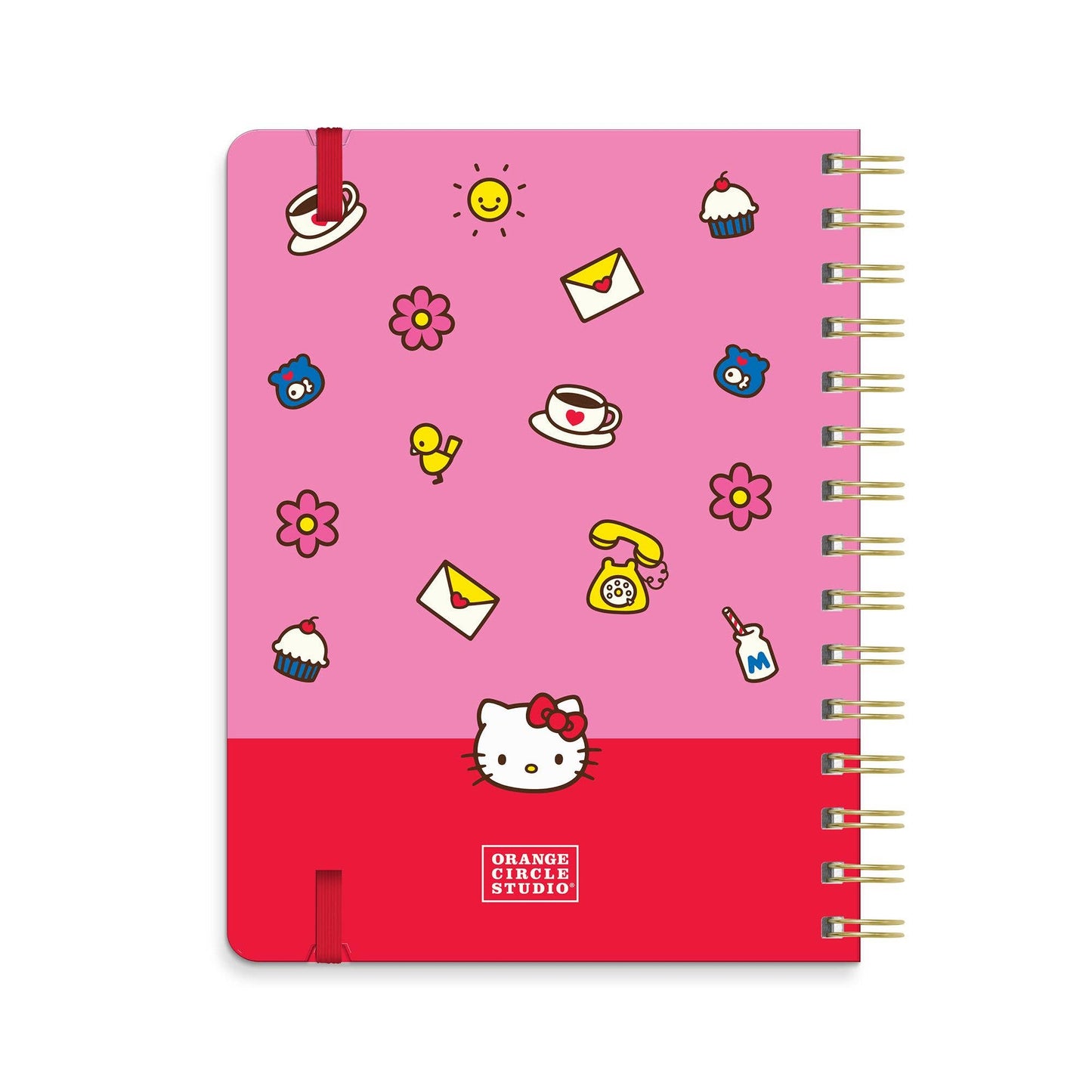 2026 Hello Kitty Playful Pink Deluxe Compact Flexi Planner