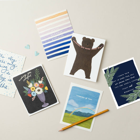 Hard Day Leaves | Sympathy Card