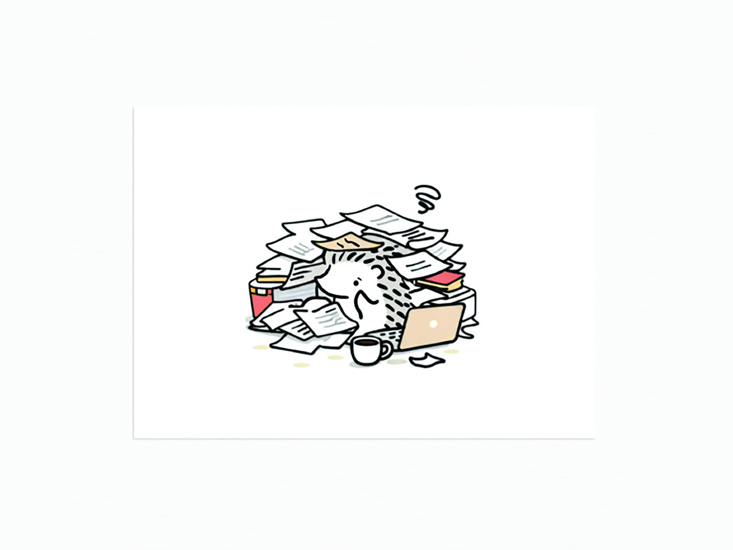 Too Much To Do Postcard