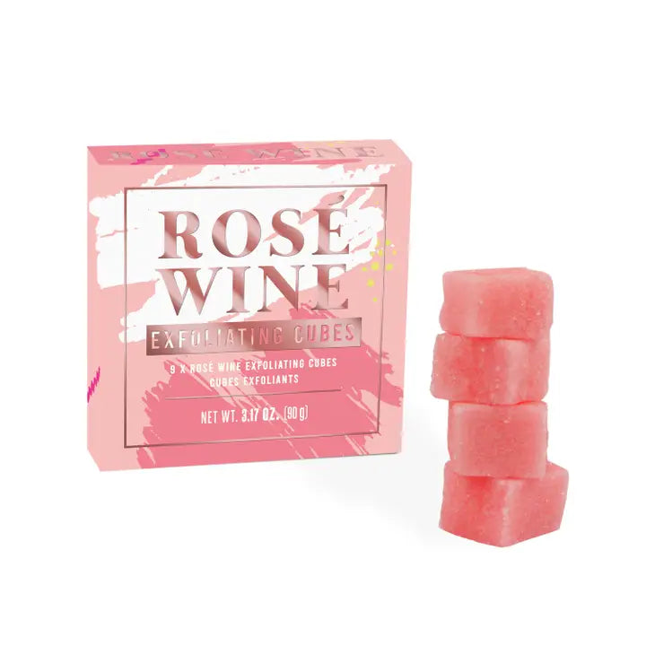 Rosé Wine Exfoliation Cubes