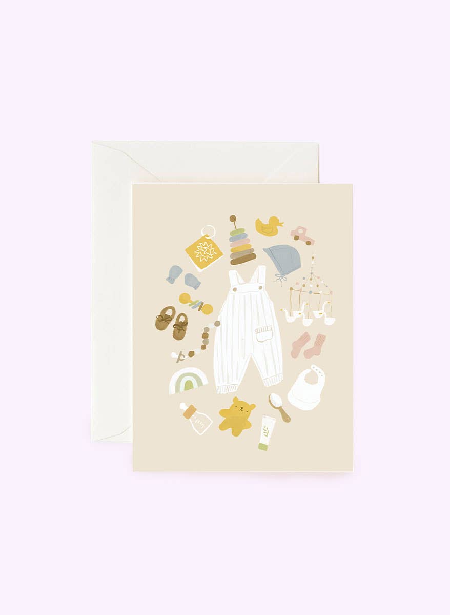 Bébé Things – Gender Neutral Welcome Baby Card