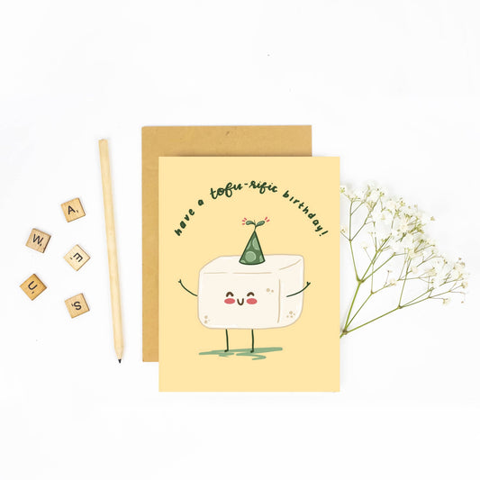 Have a Tofu-rific Birthday - Birthday Card