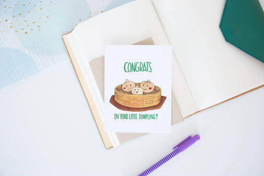 Congrats on your Little Dumpling Card