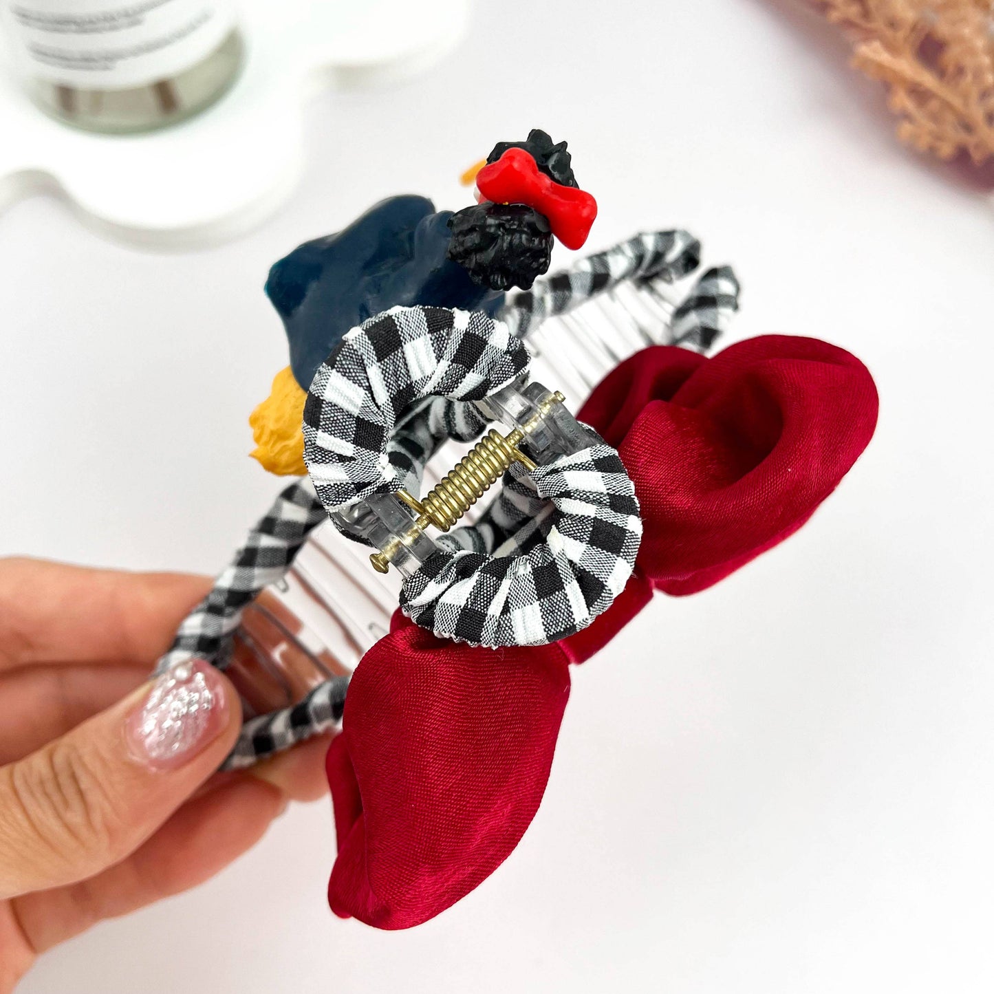 Magical Witch Bow Hair Claw