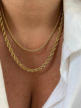 Load image into Gallery viewer, Annabelle - Double row necklace - gold or silver
