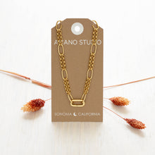 Load image into Gallery viewer, Oval Link Statement Chain Necklace
