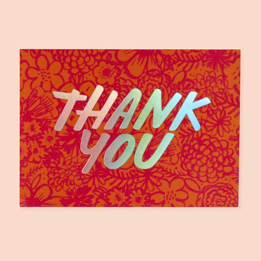 Brush Floral Card