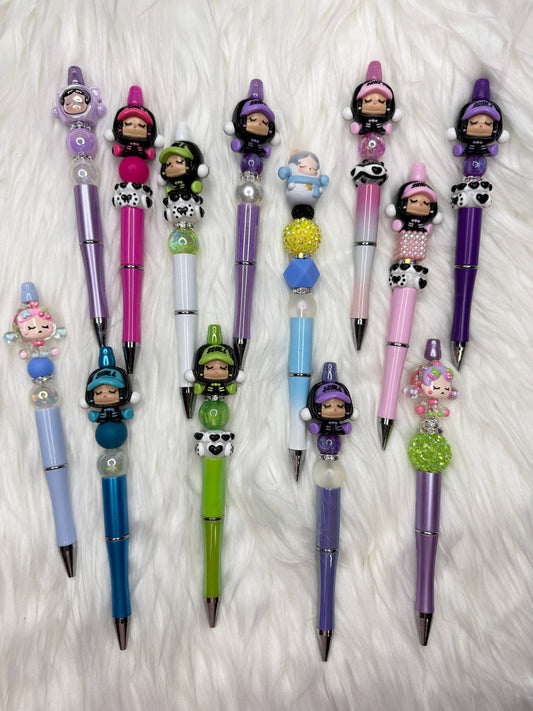 Skull Panda Handmade Pens