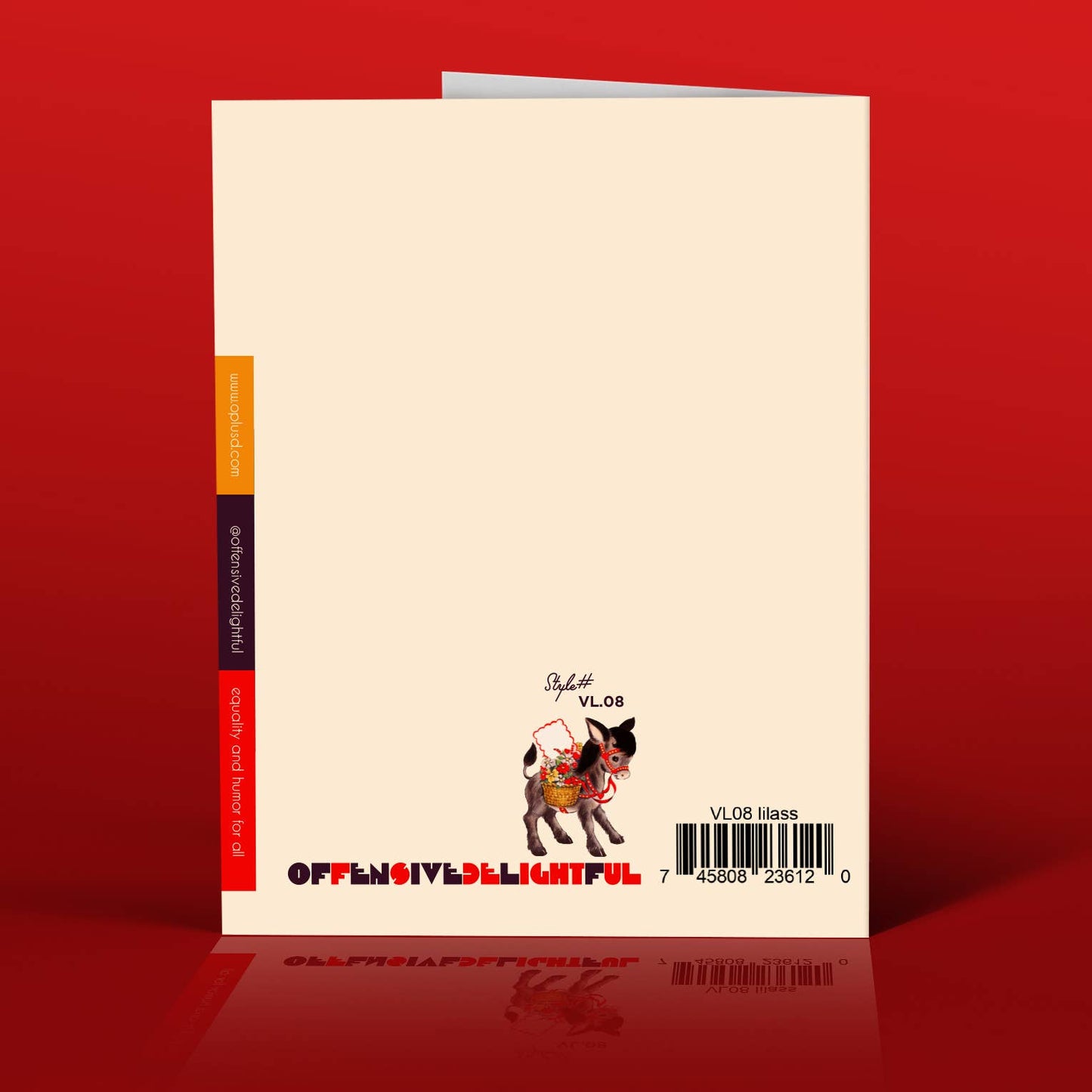 A LITTLE ASS! valentine card