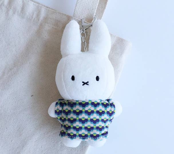 Miffy Pattern T-Shirt Plush Keychain - 17cm