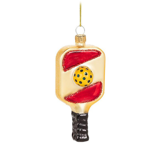 Pickle Ball Paddle Ornament-3.5"H