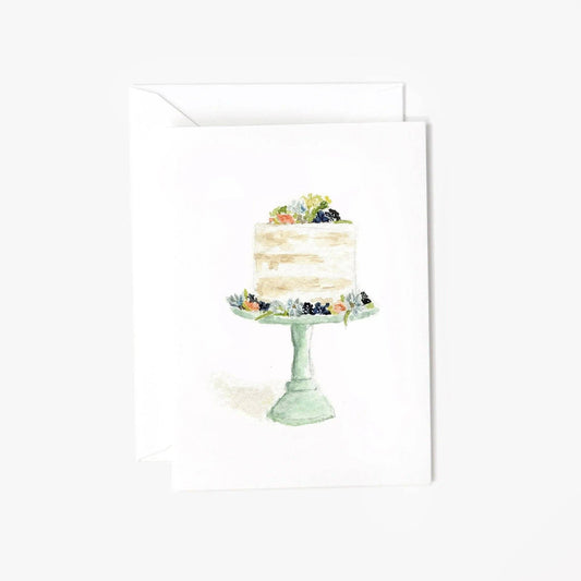 Cake mini enclosure notecard