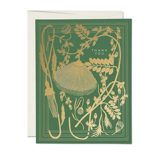 Sage Thank You Greeting Card