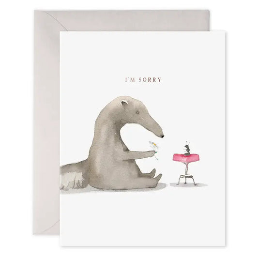 Anteater Sorry | Apology Greeting Card
