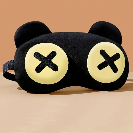 Black Bear Cartoon Sleeping Mask