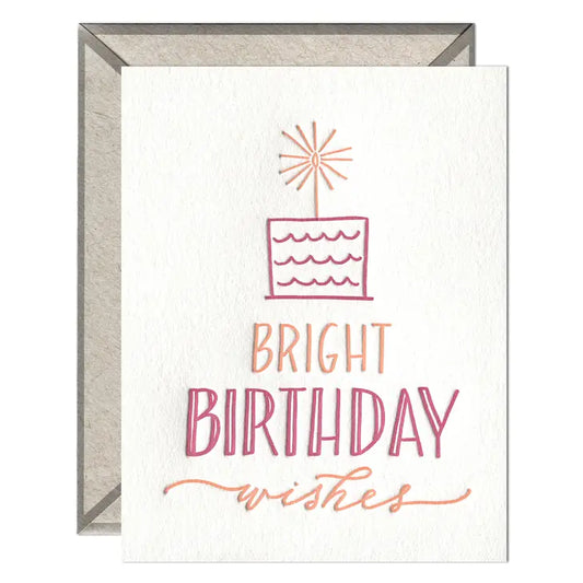 To A Bright Year - Birthday card