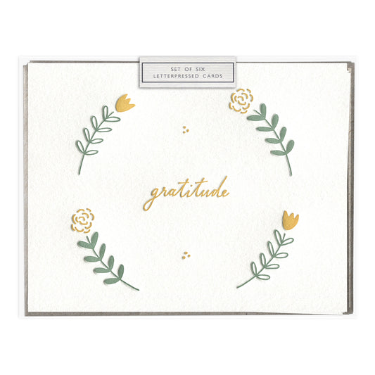 Floral Gratitude - Thank You Boxed Set of Cards