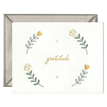 Floral Gratitude - Thank You Card
