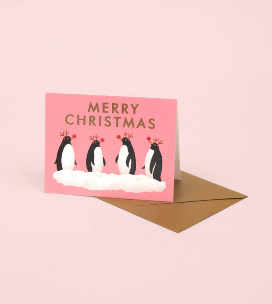Dressed Up Penguins Card