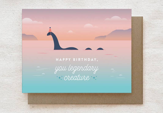 Happy Birthday, You Legendary Creature - Lochness Monster