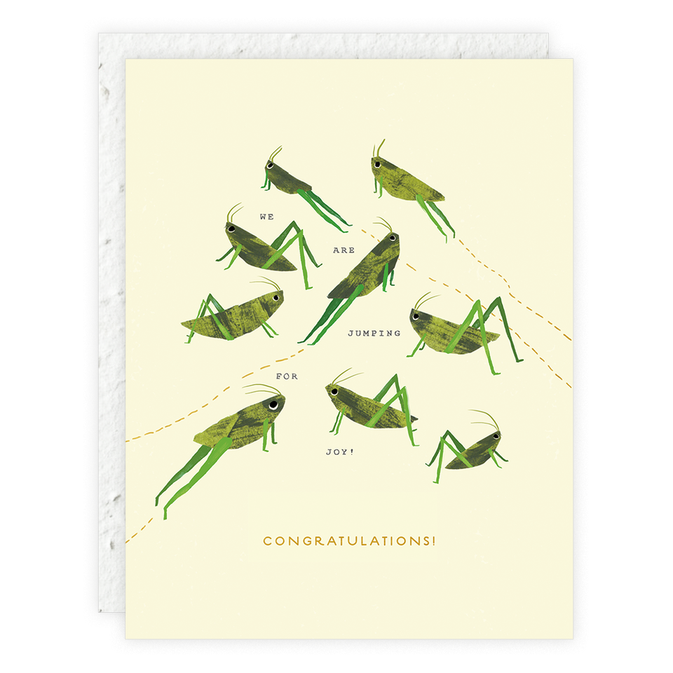 Jumping For Joy - Baby Card