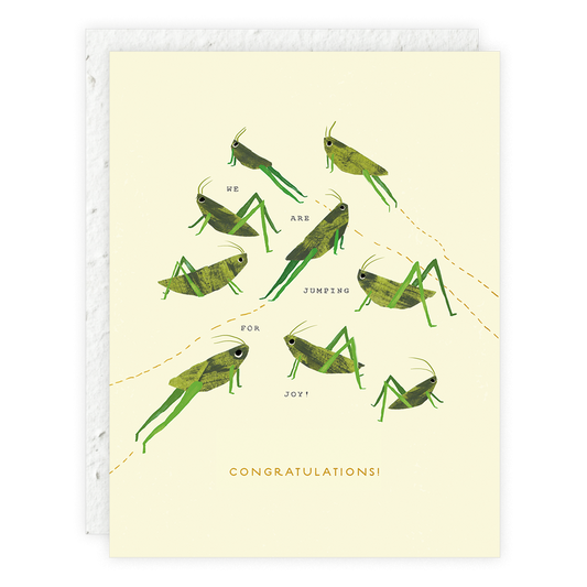 Jumping For Joy - Baby Card