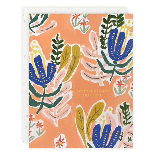 Happy Birthday Beautiful - Birthday Card