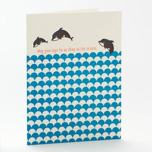 Orcas, Joy as Deep as the Ocean A2 Card