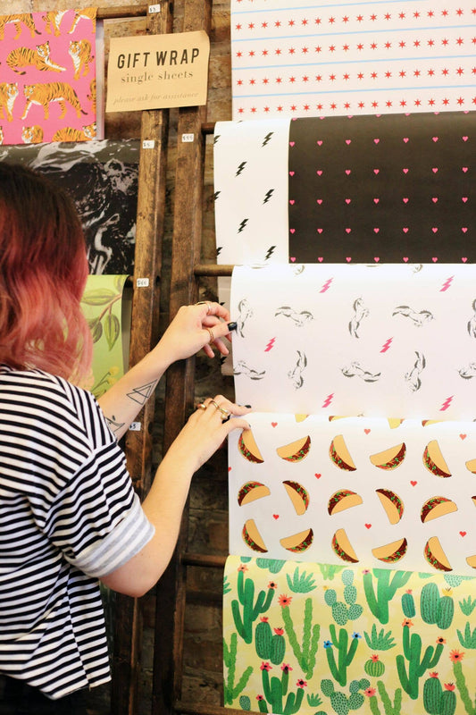 Christmas It Is Gift Wrapping Paper - Roll of 3 Sheets