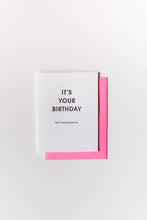 Load image into Gallery viewer, Birthday Let&#39;s Fucking Dance Letterpress Card
