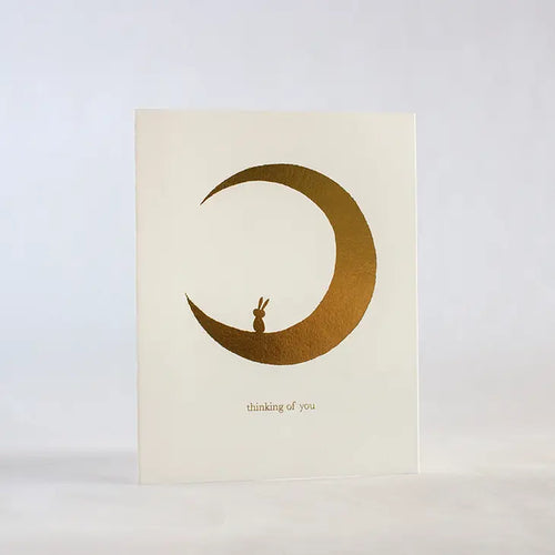 Moon Bunny Sympathy Card - Front & Company: Gift Store