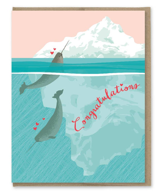 Narwhals Freaks Wedding Card