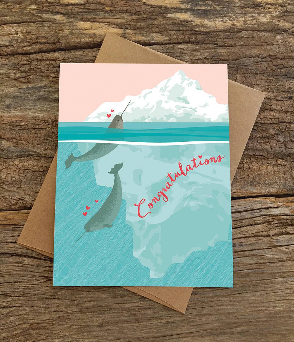 Narwhals Freaks Wedding Card
